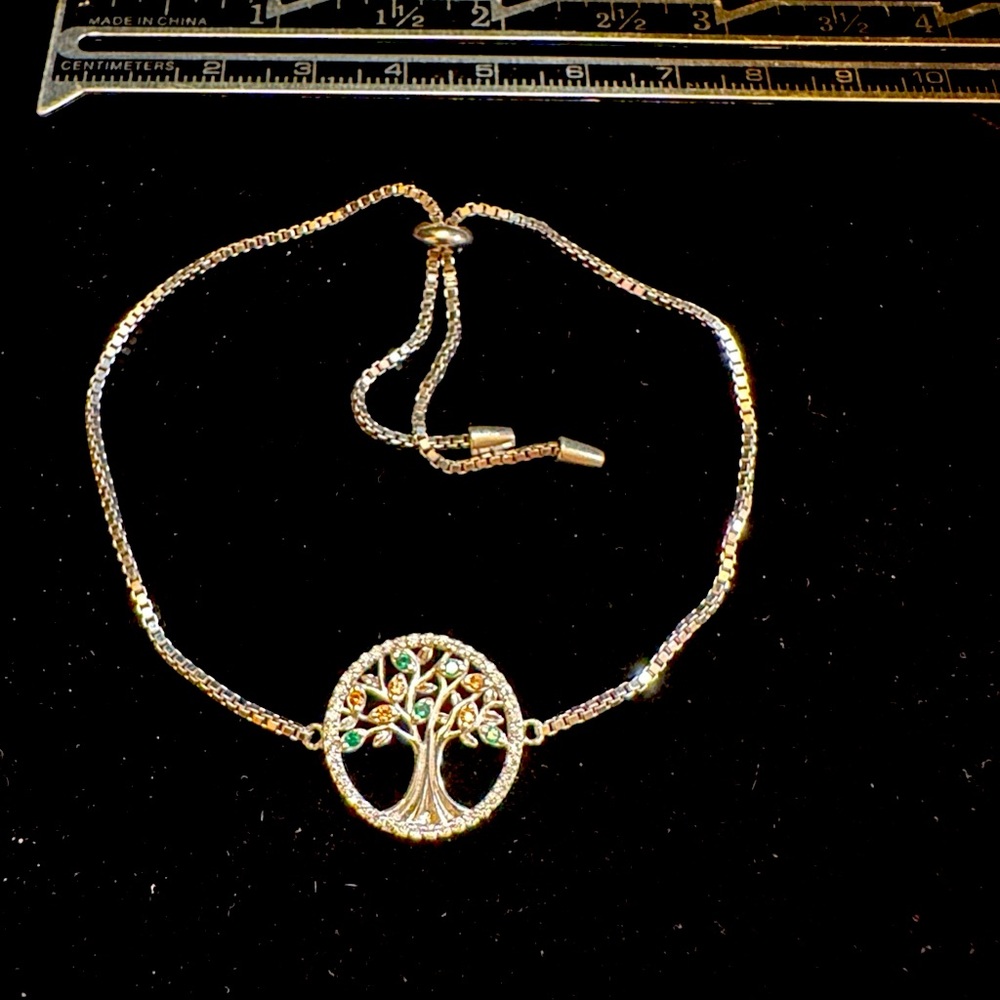 Sterling Silver and Semi-Precious Stone Bracelet